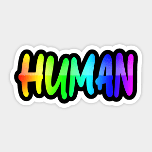 Human LGBTQ Equal Rights, LGBT Equality Sticker